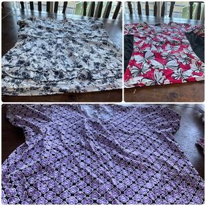 3 size xxl scrub tops